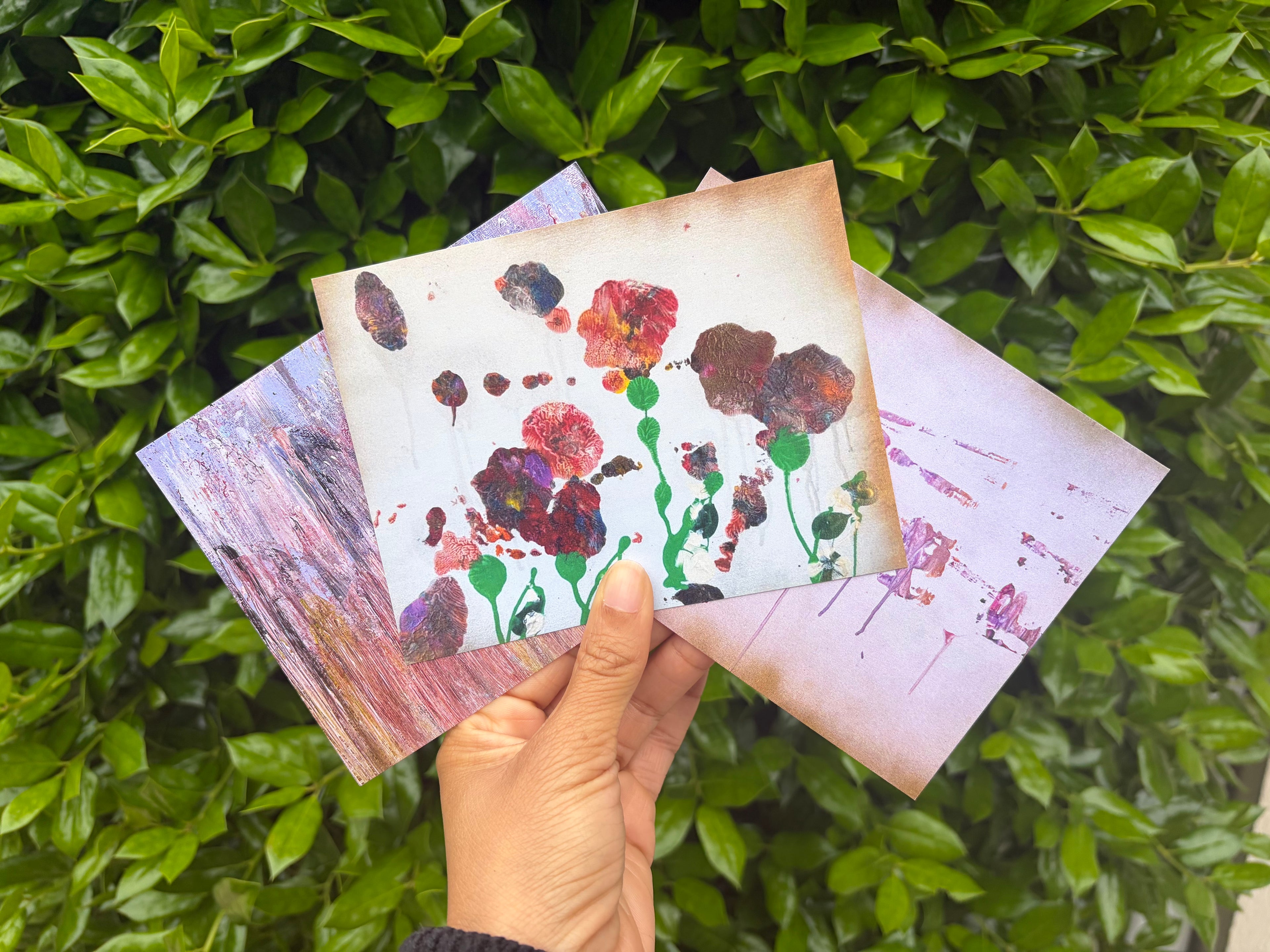 ♡ ‘moments in life’ mini postcard pack (5ct) ♡