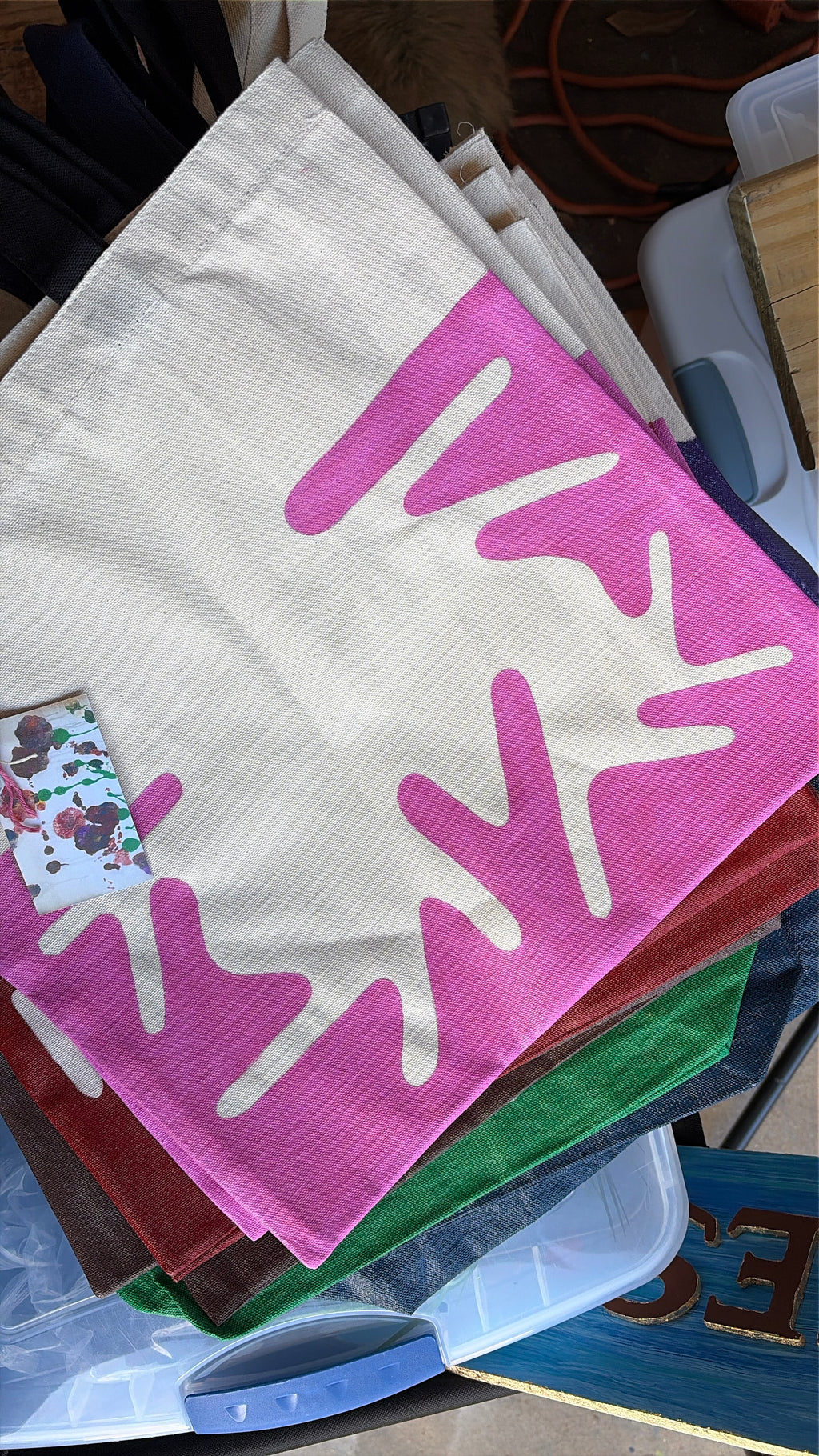 ♡ margin doodle tote ♡