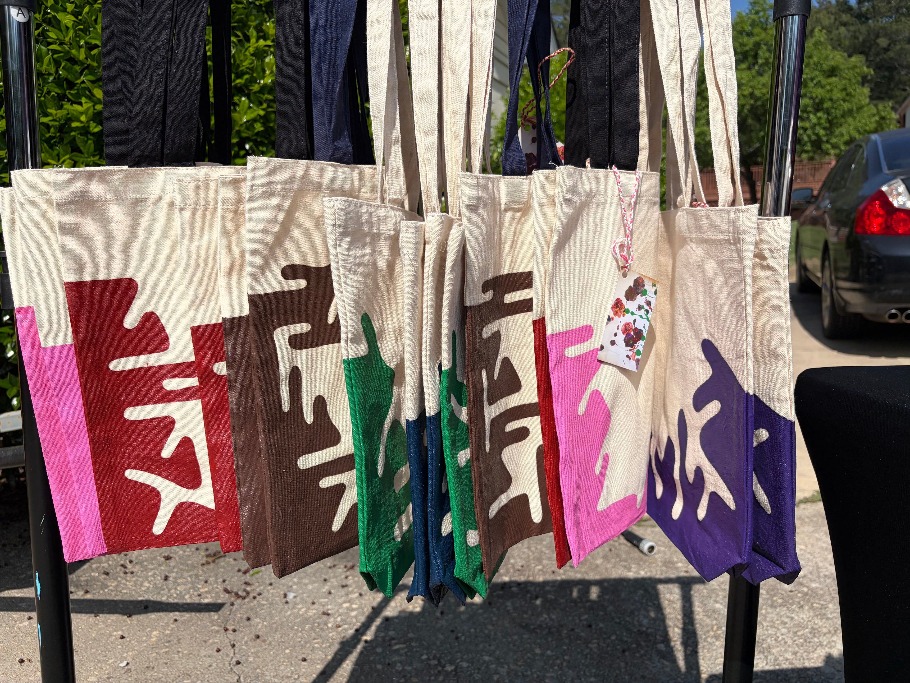 ♡ margin doodle tote ♡