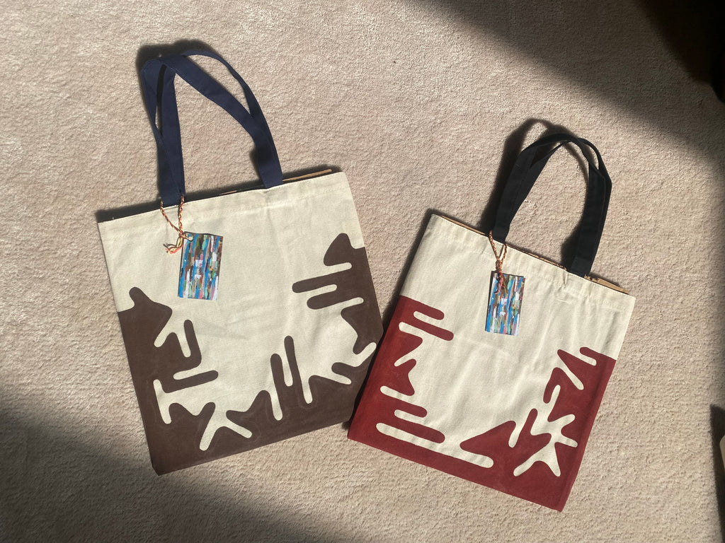 ♡ margin doodle tote ♡