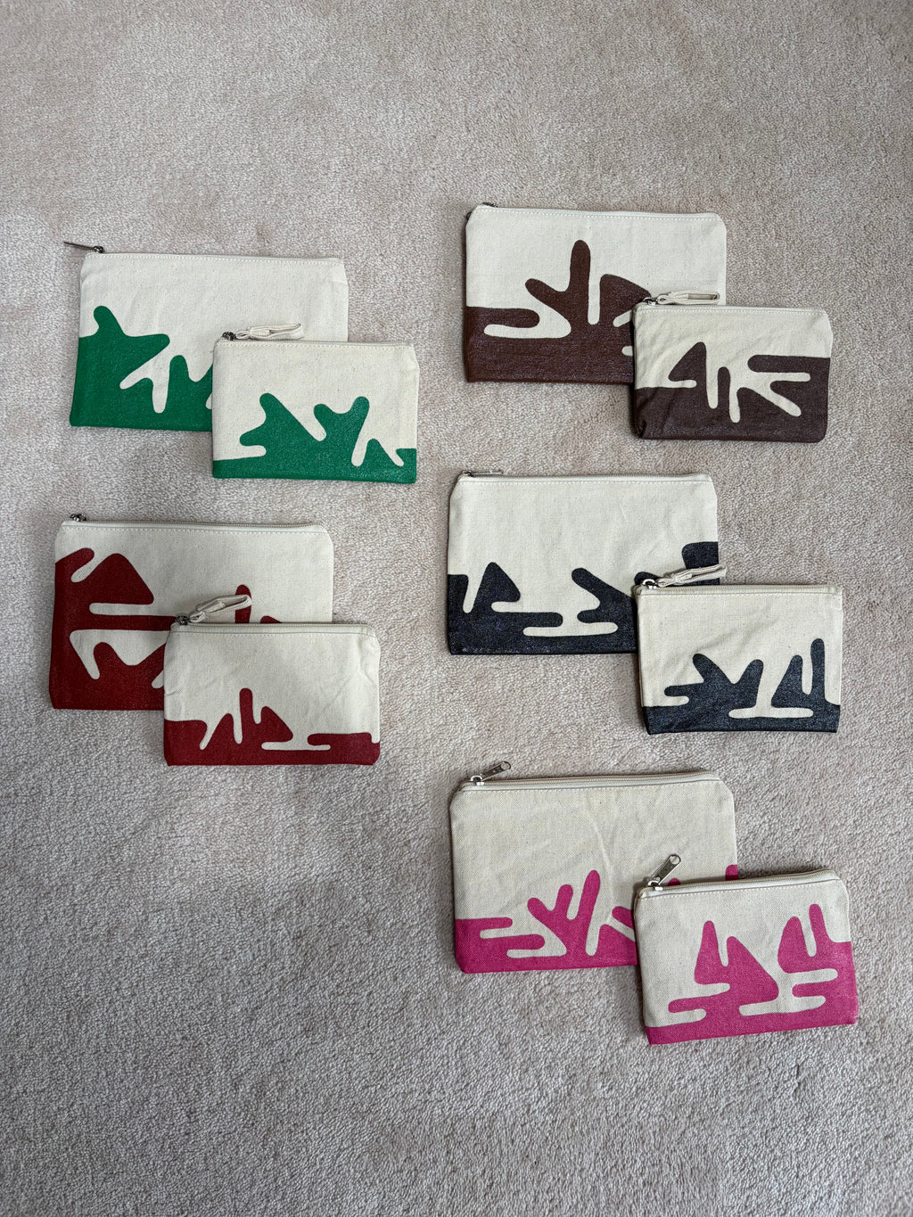 ♡ margin doodle pouch set ♡