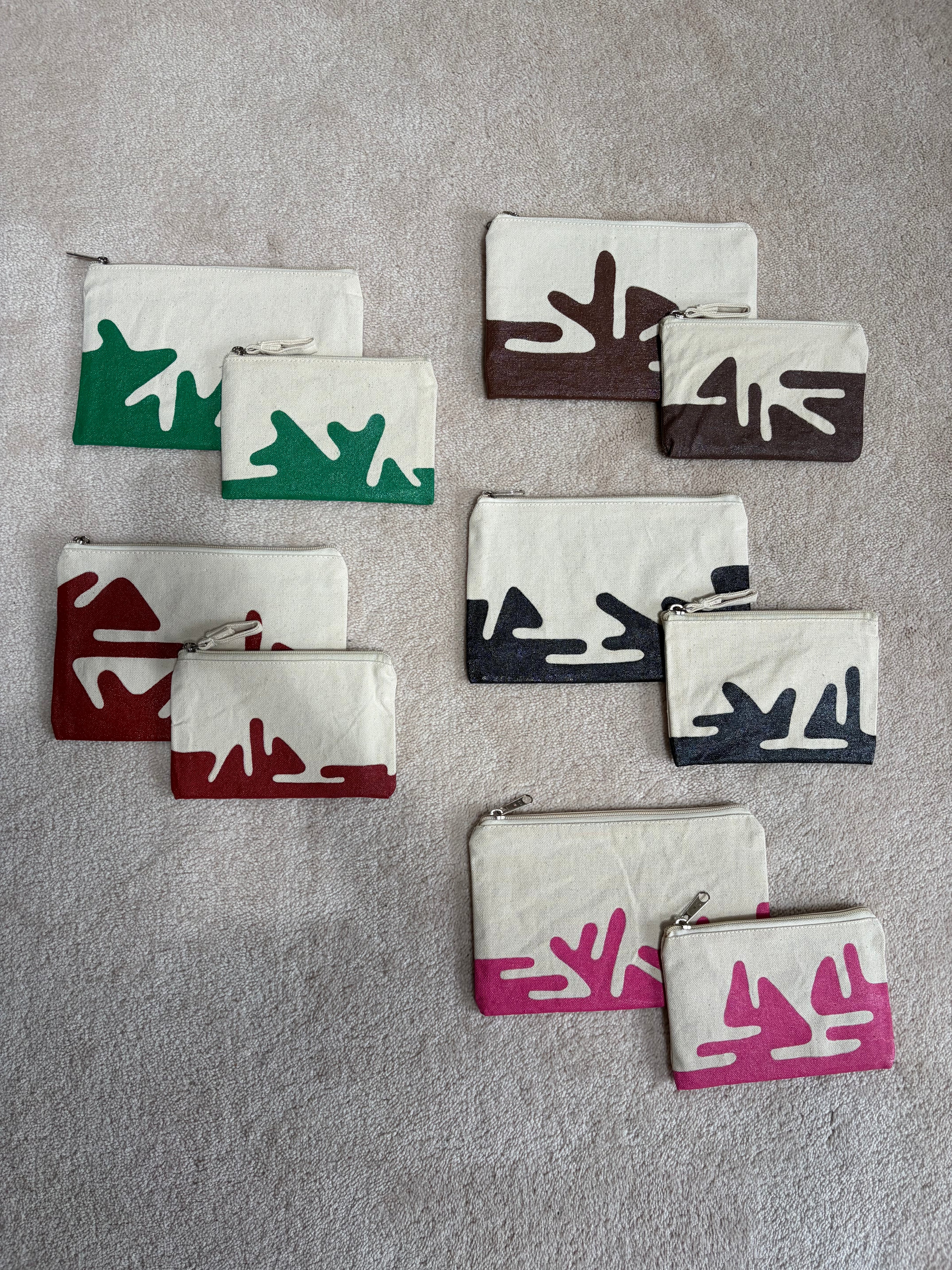 ♡ margin doodle pouch set ♡